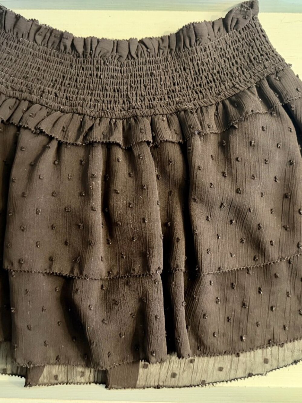 Katie J NYC Girls Black Skirt with attached shorts size small